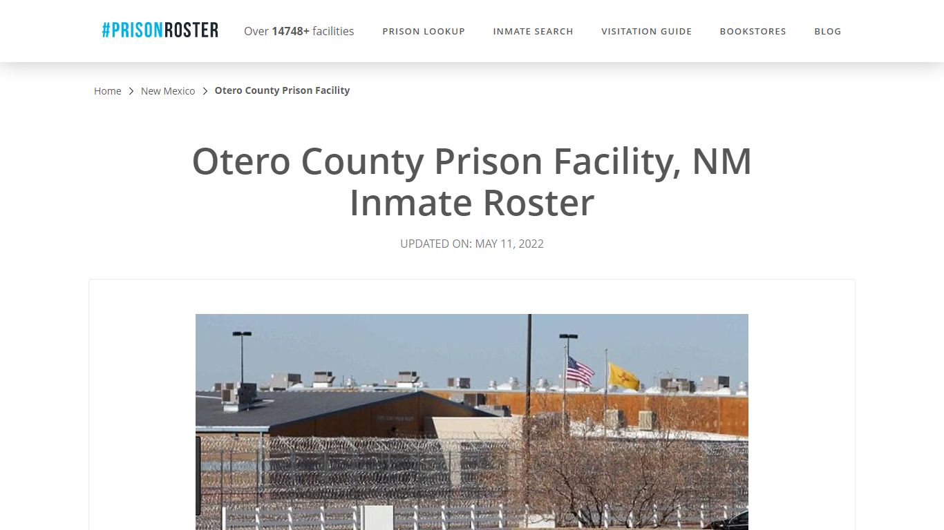 Otero County Prison Facility, NM Inmate Roster